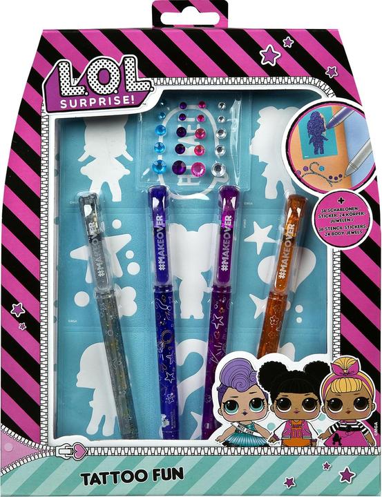 Actual product image Undercover Tattoo LOL Surprise 64-piece