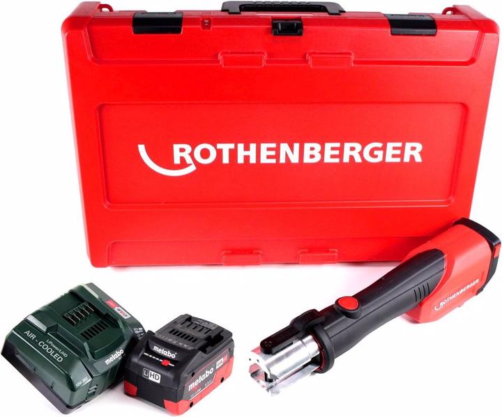 Immagine prodotto Rothenberger ROMAX 4000 pressa a batteria 18V elettroidraulica + 1x batteria 5,5Ah + caricatore + Koff