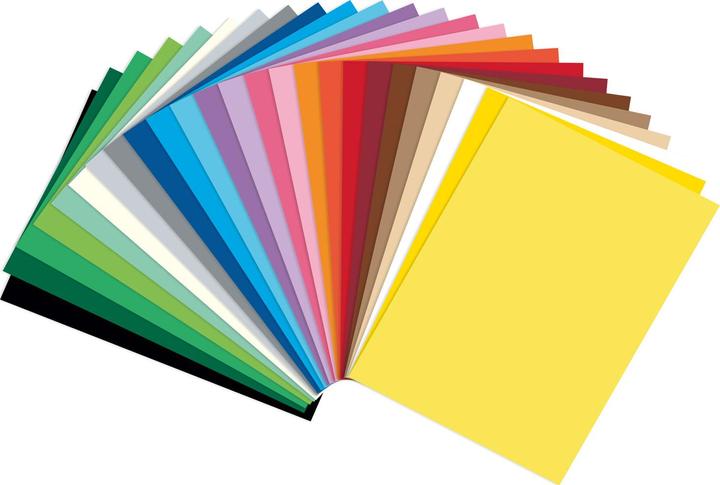 Actual product image Folia Photo cardboard, DIN A4, 300 g/sqm, assorted (300 g/m², 250 x)