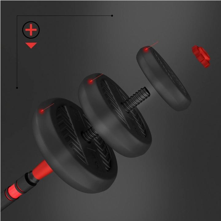 Produktbild HMS 6IN1 WEIGHT SET SGN130 (BARBELL DUMBBELL AND KETTLEBELL) 30KG (1 x 120 kg)