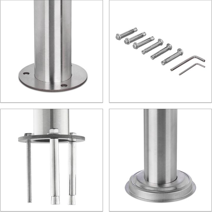 Produktbild Relaxdays Treppengeländer (Edelstahl)