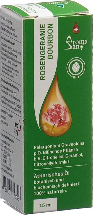 Image du produit AromaSan Géranium rosat Bourbon Huile essentielle bio (15ml)