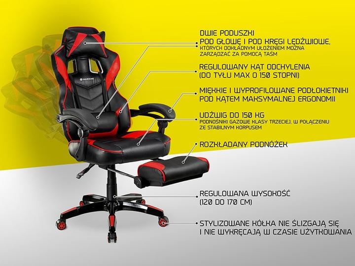 Actual product image Tracer Gaming chair GameZone MasterPlayer Gaming Chair