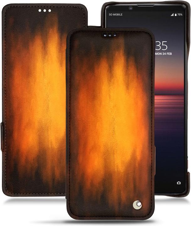 Productafbeelding Noreve Lederen omslag horizontaal (Sony Xperia 1 II)