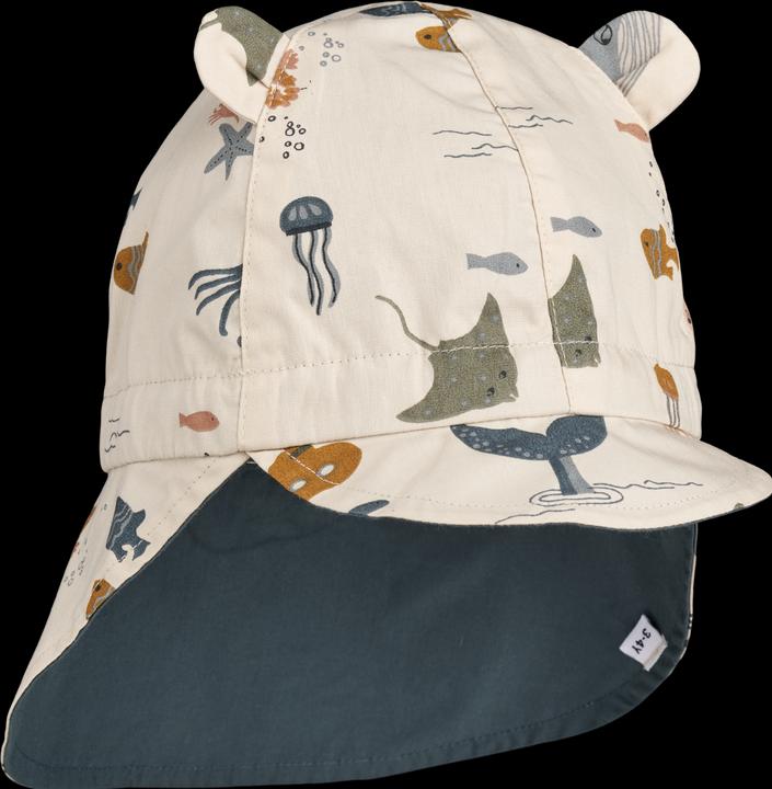 Actual product image Liewood Gorm reversible sun hat Sea Creature