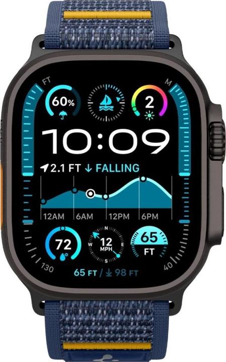 Image du produit Spigen Pasek Athlex Air do Apple Watch 6/7/8/9/10/SE/Ultra 1/Ultra 2 (44/45/46/49 mm) granatowy (Matières plastiques, Tissu)