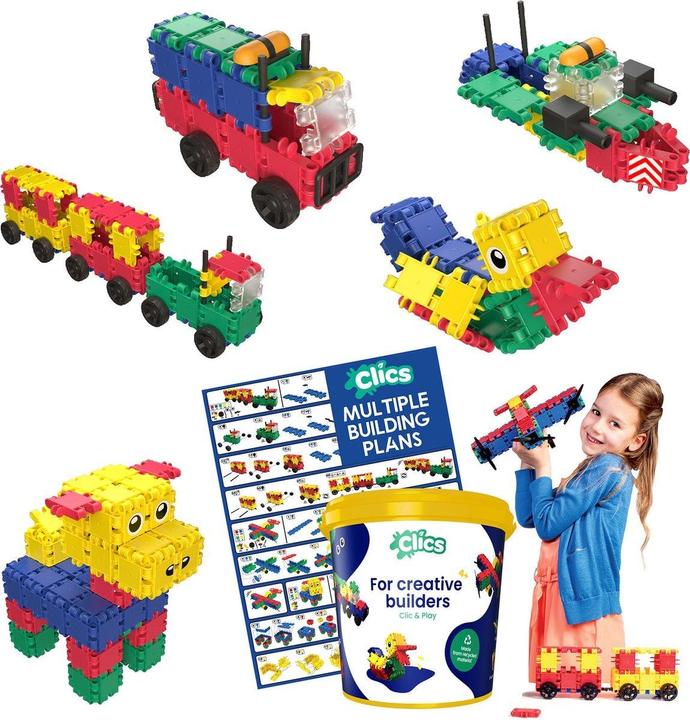 Image du produit Clics Seau de construction et de jeu
