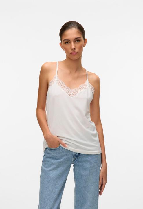 Actual product image Vero Moda Lace embellished top without sleeves (S)