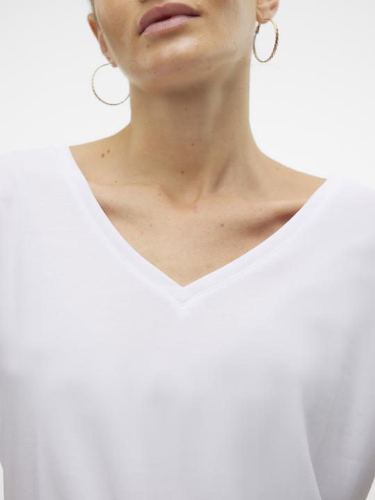 Produktbild Vero Moda V-Ausschnitt Oberteil mit kurzen Ärmeln (M)