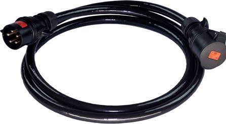Produktbild Csdk SL Forlaengerkabel 32A IP44 SORT, med 25 meter PUR Aluminium kabel 5G6mm²