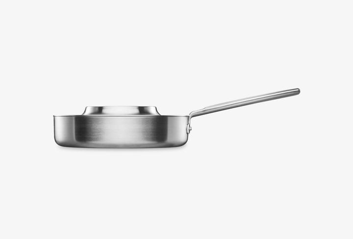 Actual product image Fiskars Norden Steel Sauté pan,with lid, 26cm, coated (Frying pan, Stainless steel)
