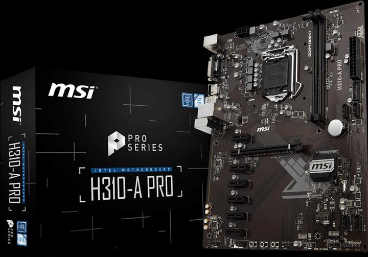 Produktbild MSI H310- Pro (LGA 1151, Intel H310, ATX)