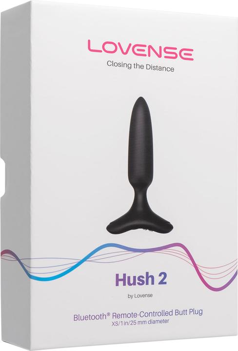 Actual product image Lovense Hush 2 Butt Plug