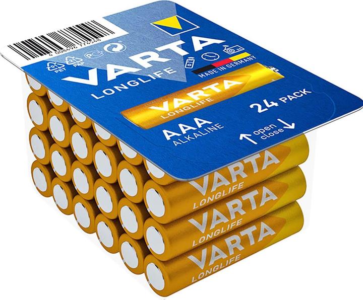 Actual product image Varta Longlife (24 pcs., AAA, 1200 mAh)