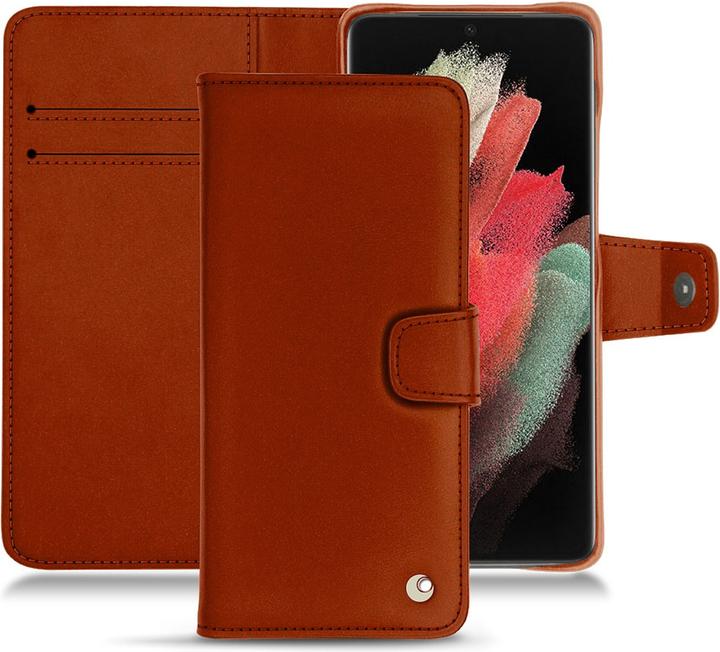Noreve Lederschutzhülle Wallet (Samsung Galaxy S21 Ultra)