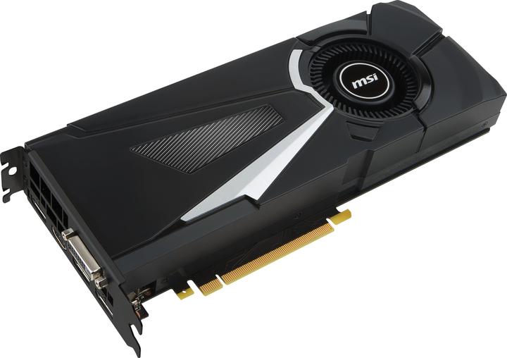 Actual product image MSI GeForce GTX 1080 AERO 8G OC (8 GB)