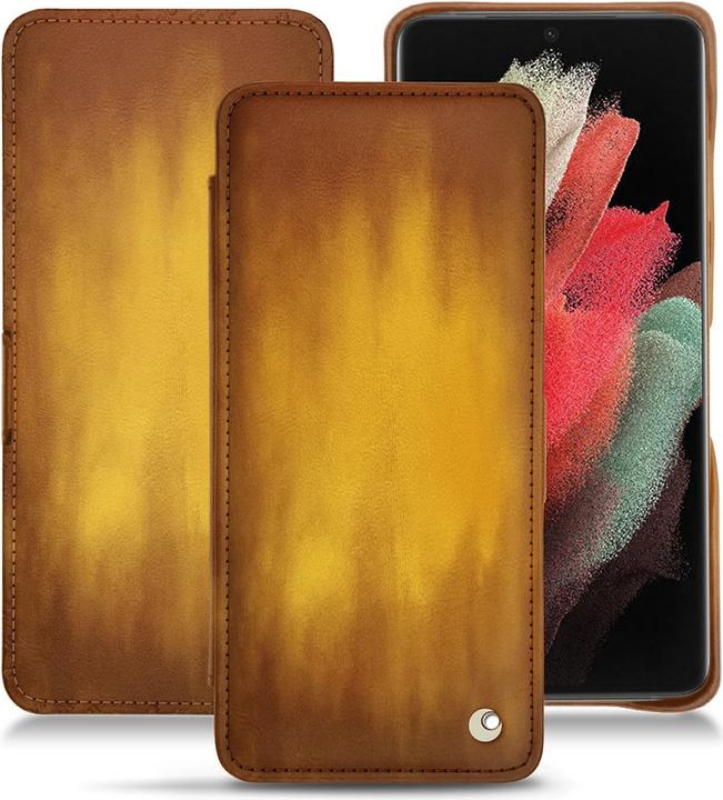Productafbeelding Noreve Lederen omslag horizontaal (Samsung Galaxy S21 Ultra)