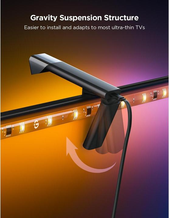 Actual product image Govee Envisual TV Backlight (Warm white, RGBIC, 500 cm, Indoor)