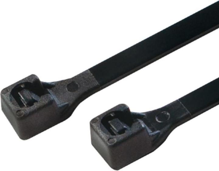 Actual product image LogiLink Cable tie 100 pieces, length: 400 mm, thickness: 4,4 mm, black (Plastic cable ties, 400 mm, 100 pcs.)