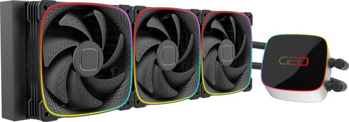 Actual product image Geometric Future Future Eiskimo Junior 36 AIO 360 mm CPU-waterkoeling, waterkoeling, ARGB,zwart, GEO-EJ-36