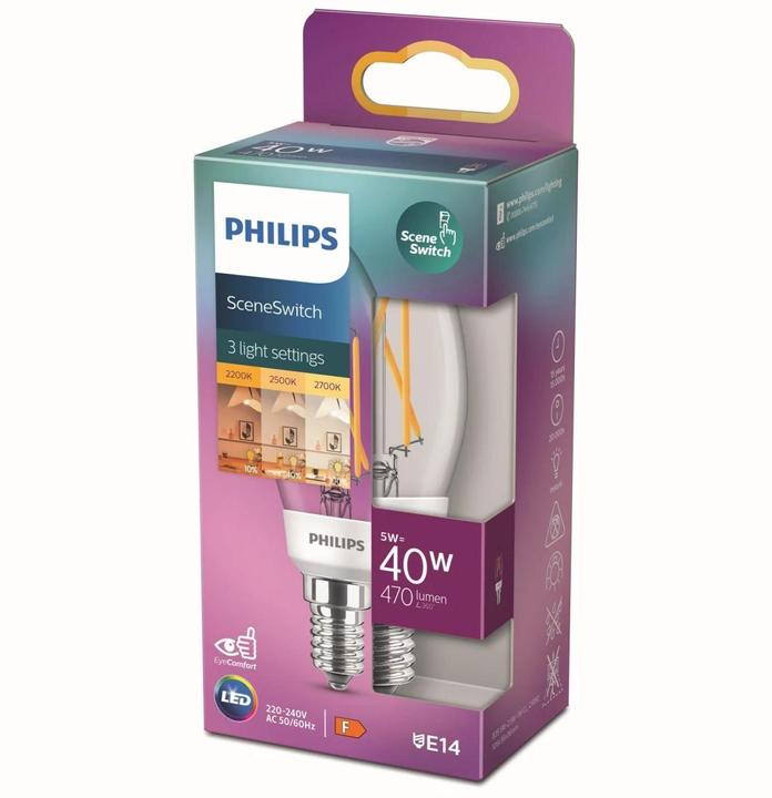 Actual product image Philips Lamp (E14, 5 W, 470 lm, 1 x, F)