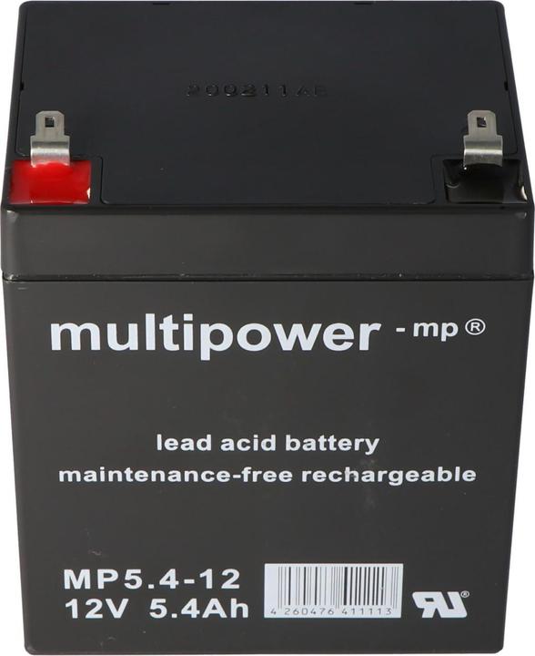 Actual product image Multipower Akku MP5.4-12, 6-DMZ-5 (12 V, 5.40 Ah)