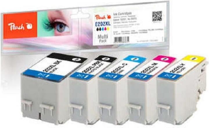 Image du produit Peach 202XL Multipack (M, C, Y, PBK, CF)