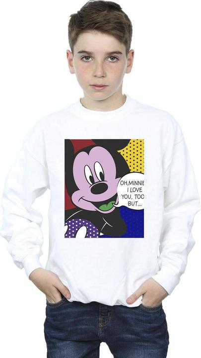 Actual product image Disney Boys Mickey Mouse Oh Minnie Pop Art Sweatshirt (152, 158)
