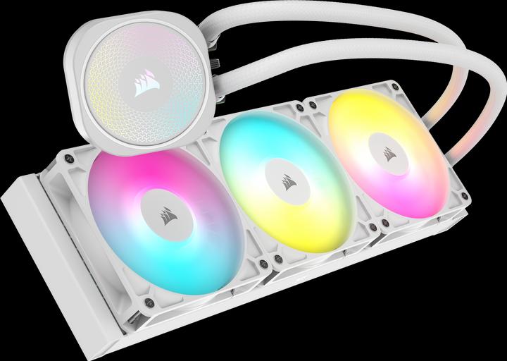 Actual product image Corsair NAUTILUS 360 ARGB White, 360mm Radiator, Liquid CPU Cooler