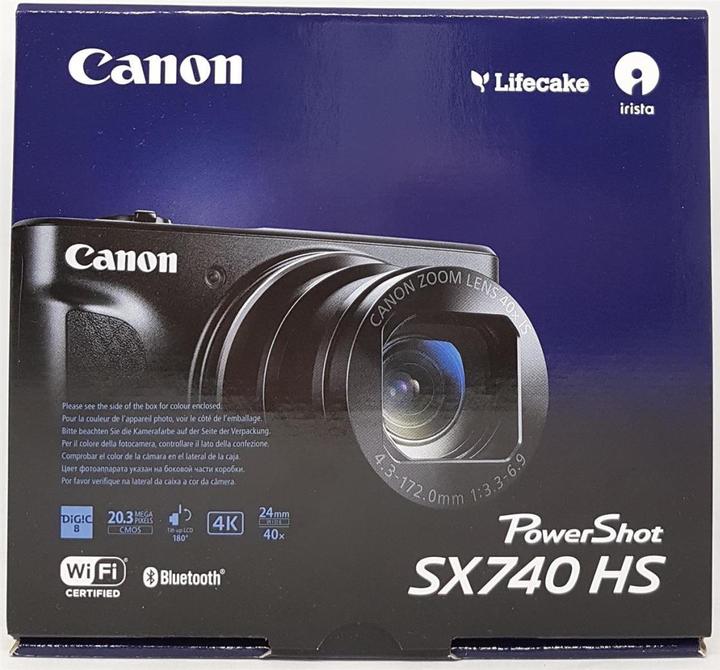 Produktbild Canon PowerShot SX740HS (24 - 960 mm, 20.30 Mpx, 1/2,3'')