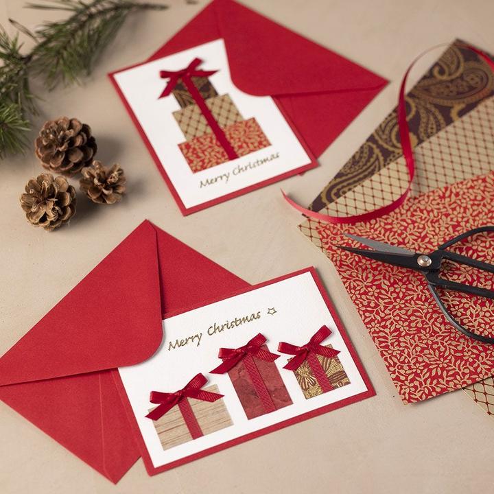 Productafbeelding Creativ Company Blanco kaart en enveloppe 10,5 x 15 cm, 50 stuks, Veelkleurig (50 Pcs.)