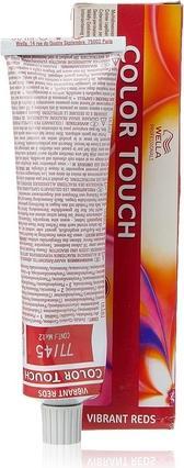 Image du produit Wella Colour Touch Rouge vibrant (77/45 blond moyen acajou rouge acajou)