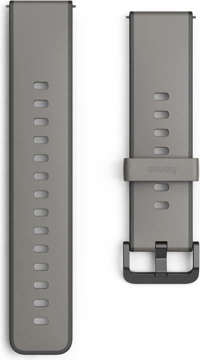 Produktbild Hama Armband zum Wechseln für Smartwatch 9000, Silikon, Anthrazit/Schwarz (Silikon)