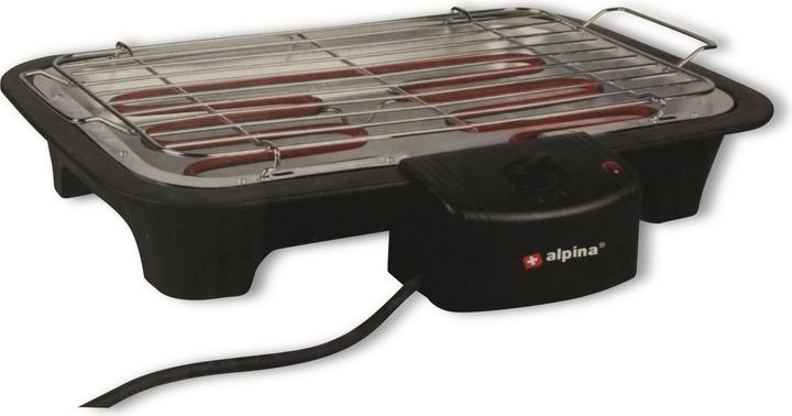 Produktbild Alpina Maschinen Elektro Tisch-Standgrill 2000W schwarz (2 kW)