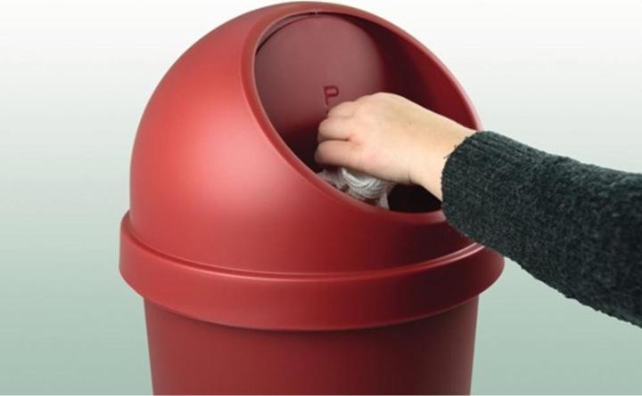 Produktbild Helit Abfallbehälter H700xØ403mm 45 l lichtgrau (45 l)