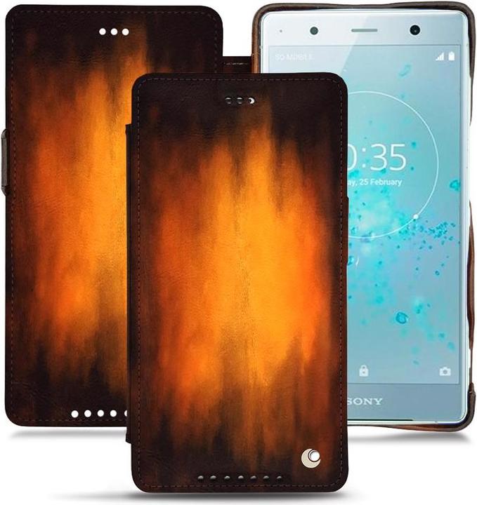 Productafbeelding Noreve Lederen omslag horizontaal (Sony Xperia XZ2 Premium)