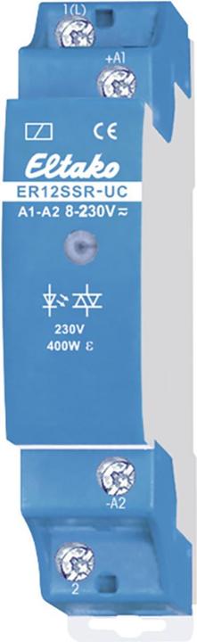 Actual product image Eltako ER12SSR-UC Solid-state relay DIN rail, top-hat rail Switching capacity (max.) 400 W