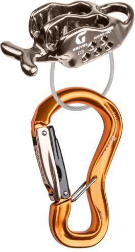 Grivel Master Pro Kit mit Clepsydra L Twin-Gate-Karabiner