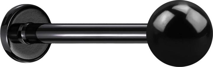 Image du produit Star Piercing Micro Labret schwarz mit Kugel (sans laiton, Titane G23)