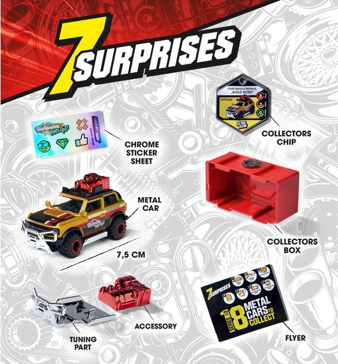 Actual product image Majorette Tune Up's 2 7 Surprises Set
