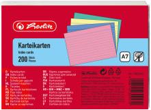 Actual product image Herlitz Index cards (A7, 170 g/m², 200 x)
