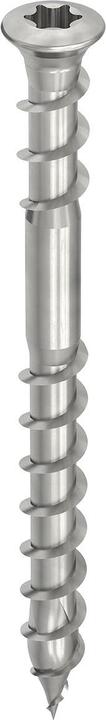 Produktbild Heco TOPIX-plus Terrassenschraube Linsensenkkopf TX Unterkopfgewinde 5x50 mm Edelstahl A2 200 Stück (200 Schrauben pro Stück)