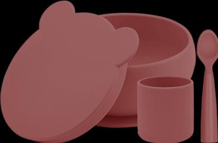 Actual product image Minikoioi BLW Set I Bowl with lid + spoon + cup