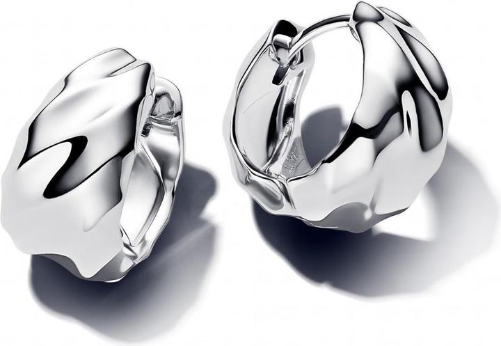 Produktbild Pandora Gewellte kleine Creolen (Silber 925)
