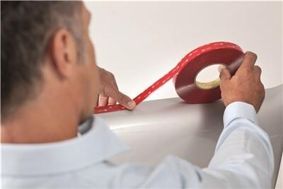 Actual product image 3M Double-sided adhesive tape 4611F VHB dark grey 19x1.1mm x3 (19 mm)