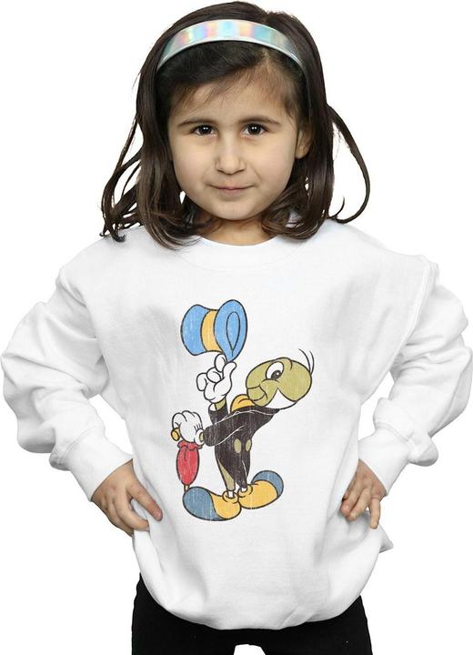 Actual product image Disney Girls Pinocchio Jiminy Cricket Sweatshirt (152, 158)