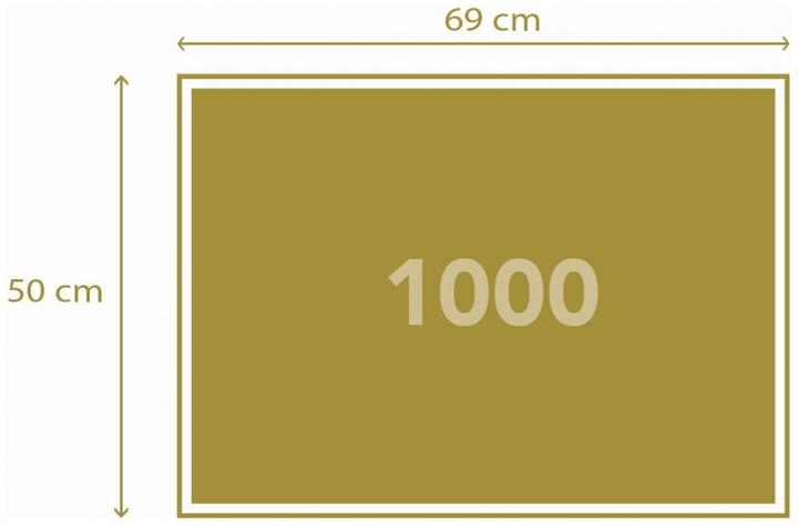 Actual product image Clementoni House of money: Mask - Dali (1000 pieces) (1000 pieces)