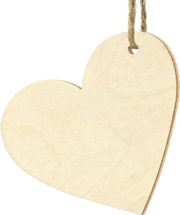 Image du produit Partydeco Carte de table Coeur 6 x 5 cm, 10 pièces, Marron (10 pcs)