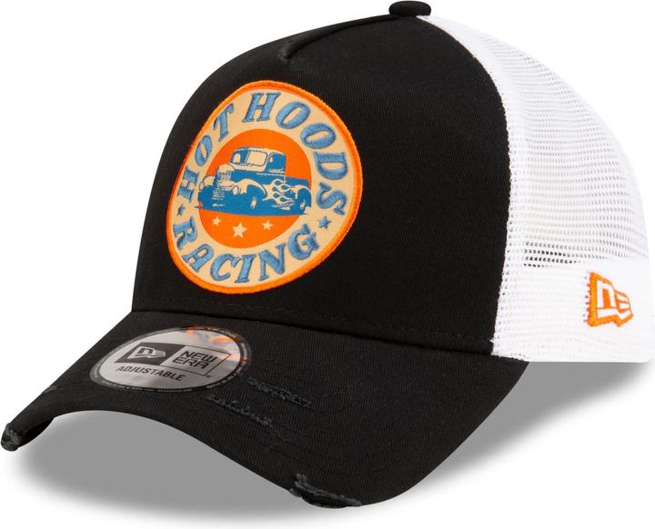New Era Adjustable A-Frame Trucker Cap - HOT HOODS Racing