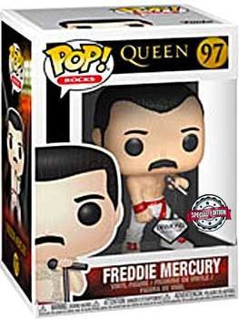 Image du produit Funko POP! Queen Freddie Mercury (Shirtless Concert) Diamond FYE